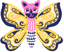 Alebrije butterfly